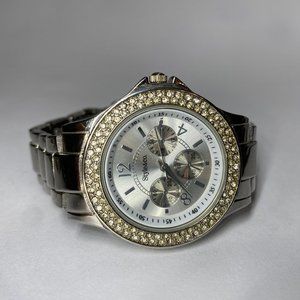 Style & Co Ladies Stainless Steel Watch - New Battery